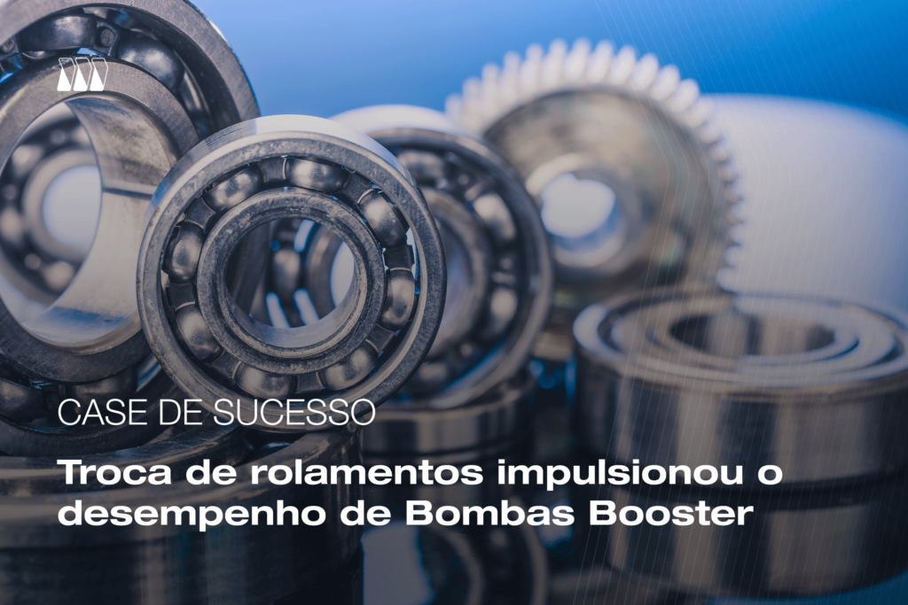 Troca de rolamentos de bombas booster