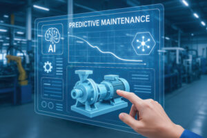 Predictive maintenance technology helps engineer monitor machine performance and avoid breakdowns using AI and data analysis