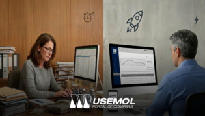 processos de compras que você executa em horas e o USEMOL faz em minutos