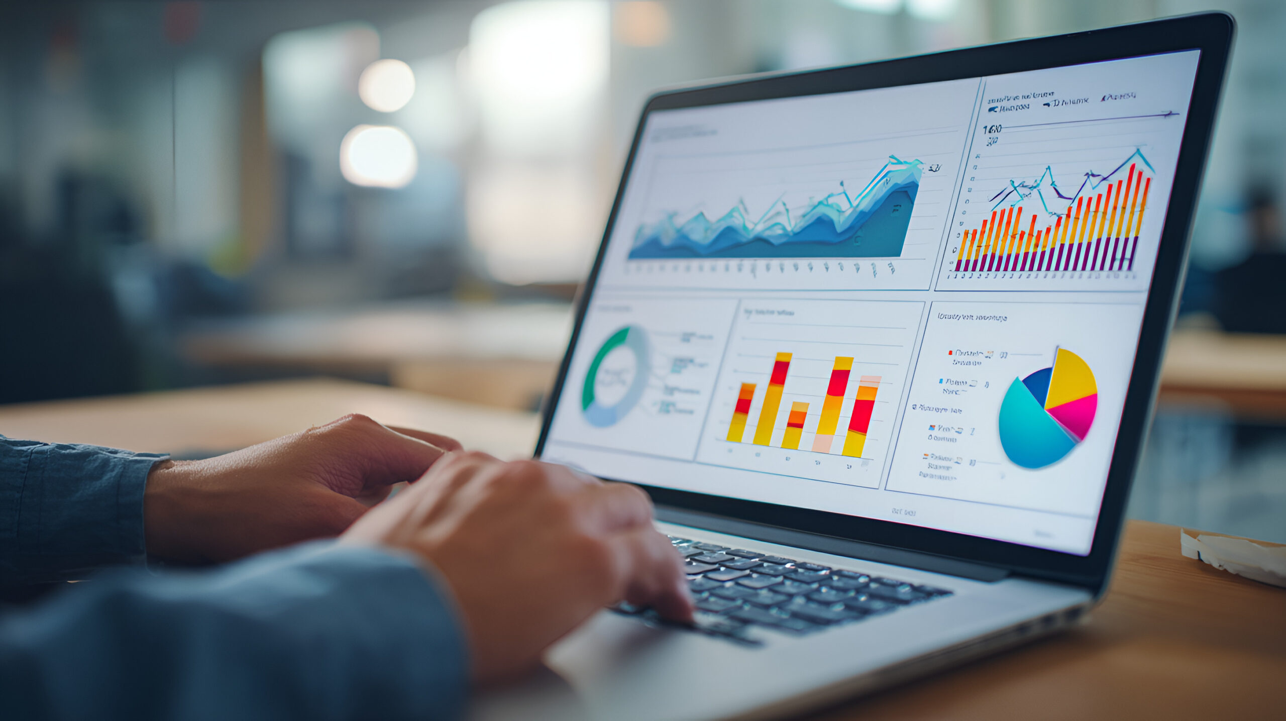 dashboard de um portal de compras